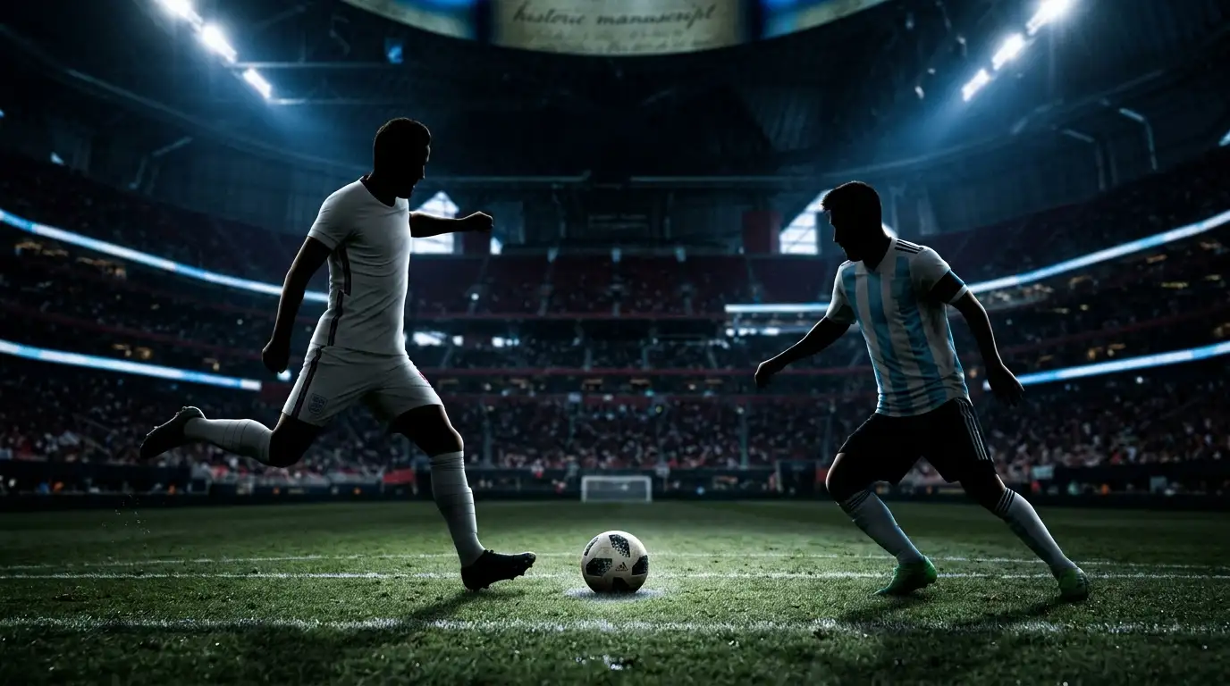 Anglija – Argentīna: Keins pret Mesi Atlantā