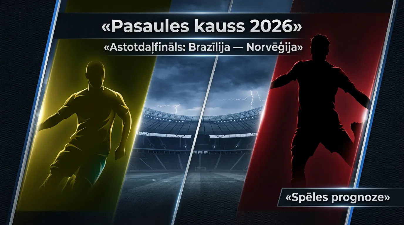 Brazīlija–Norvēģija PK 2026 prognoze: favorīte pret Ziemeļu Hōlandu
