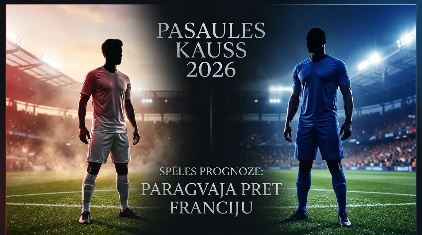 Paragvaja–Francija PK 2026 prognoze: Mbapē un favorīts pret Vācijas grāvēju