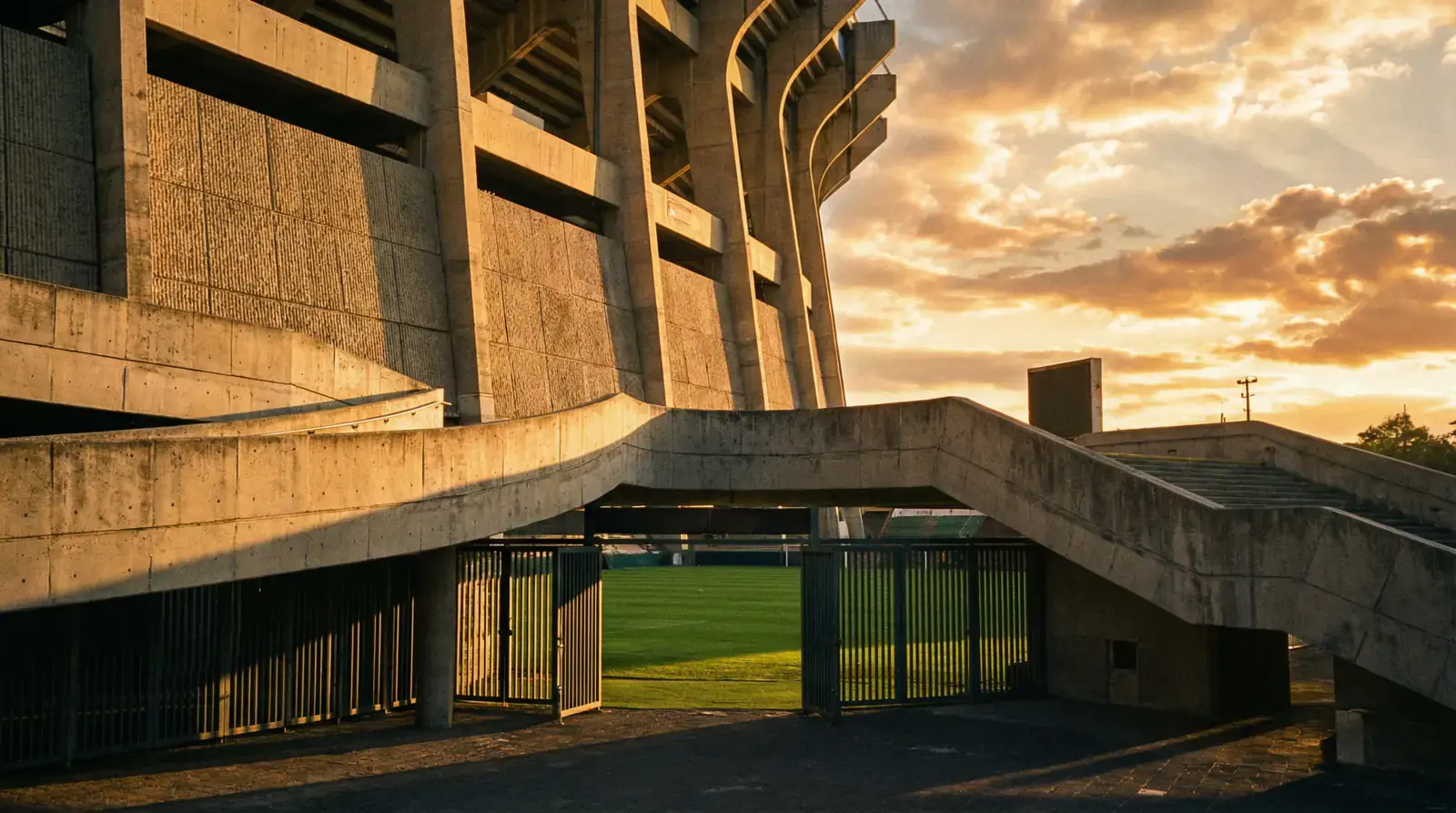 Estadio Azteca stadions Mehiko ar vēsturisko fasādi
