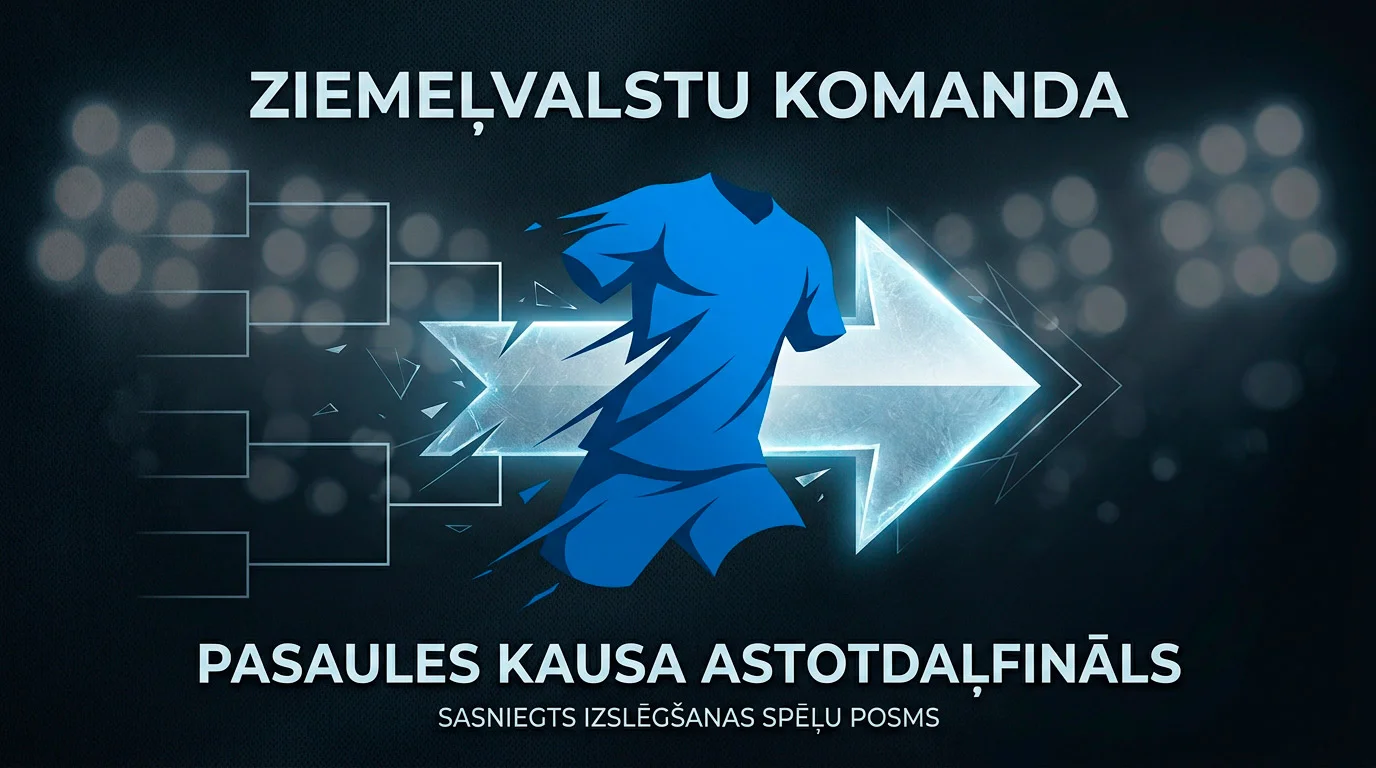 Norvēģija iekļūst 1/8 finālā — Ziemeļvalstu izlase pret Brazīliju